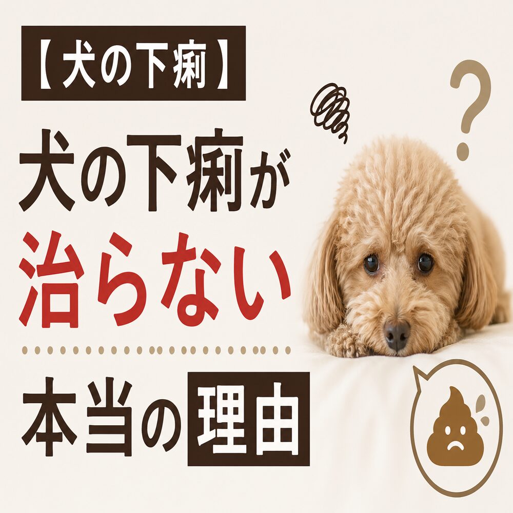 【犬の下痢】犬の下痢が治らない本当の理由