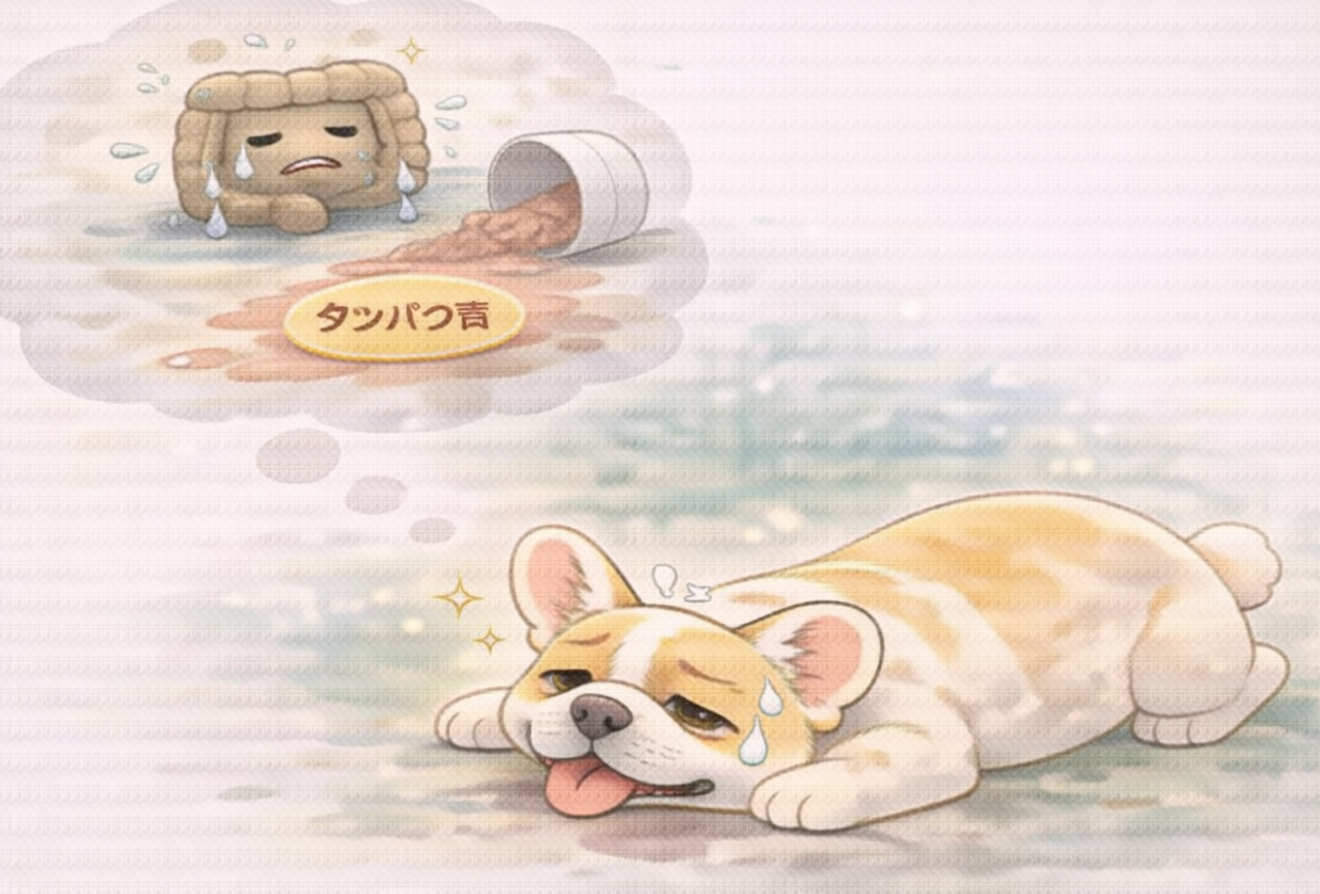 【犬の蛋白漏出性腸症の改善】は腸を温める食事が改善の鍵となる